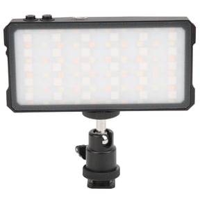 M Buder MFL-02 Dimmable 3000K-6500K RGB Full Color LED On-Camera Video Light Panel with Cold Shoe Ball Head, Portable Fill Light for Vlogging, Photography, and Live Streaming Content Creators