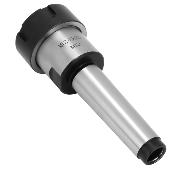 M Buder MTB3 ER32 M12 Collet Chuck Morse Taper Holder with 6pcs ER32 Spring Collets CNC Milling Tool Set High Precision