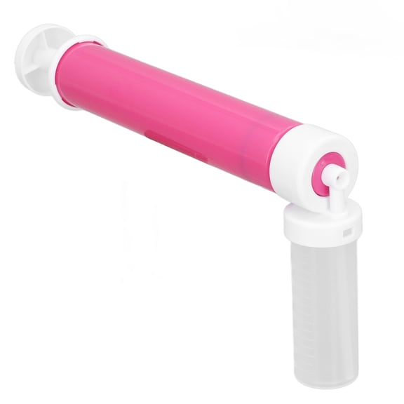 M Buder Manual Cake Airbrush Plastic Leakage Proof Decorating Kit Baking Coloring Spray Pump for DIY Pastry and Chocolate (Rose Red, 9.6 inches / 24.5 cm)