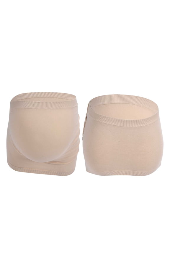Maternity Belly Belt Breathable Elastic Soft Pregnancy Back Support Bands for Pregnant Women, providing superior comfort and reliable daily relief during all seasons, Skin Color L