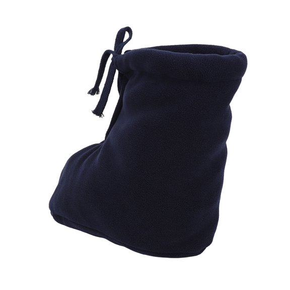 M Buder Men Women Cast Sock Dark Blue Soft Fleece Thick Adjustable Cast Toe Cover Foot Warmer for Swollen Feet Size M (8.7 inches / 22.1 cm)[cite: 1]