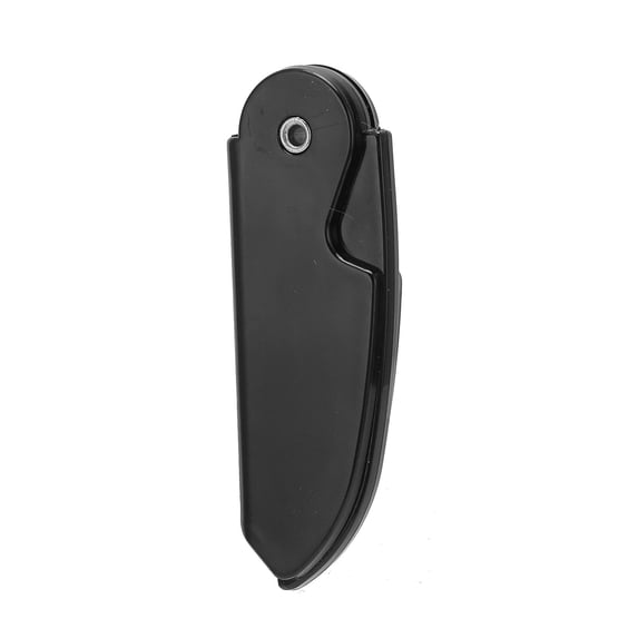 M Buder Men's Folding Pocket Comb, Black Plastic Beard and Mustache Styling Comb for Travel, Office, and Daily Life (3.15 inches / 8 cm) - Fine Teeth