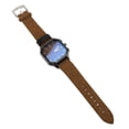 thumbnail image 1 of M Buder Men's Quartz Movement Leather Strap Stylish Retro Wristwatch for Daily Sports, Brown (10.04 inches / 25.5 cm), 1 of 9