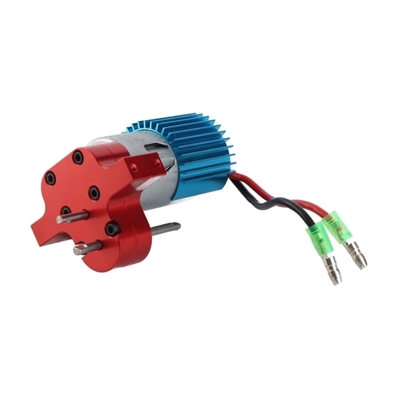 M Buder Metal Gearbox 380 Brushed Motor Speed Gearbox Replacement For 1/12 RC Car MN-D90 FJ-45, Red[cite: 1]