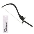 thumbnail image 1 of M Buder Microblading Line Marker Ruler with 10pcs Thread Lines Eyebrow Design Measure Tool Black, 1 of 9