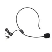 M Buder Mini 3.5mm Head Mounted Wired Microphone Condenser MIC for Voice Amplifier Speaker[cite 1], 3.44ft / 1.05m Cable, Clear Sound, Perfect for Stage Performance and Teaching[cite 1]