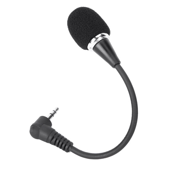 M Buder Mini Condenser Microphone Omnidirectional Flexible Head Vocal Pickup Audio Amplified Equipment with High-Fidelity Recording Sound for Professional Performance Speakers and Devices