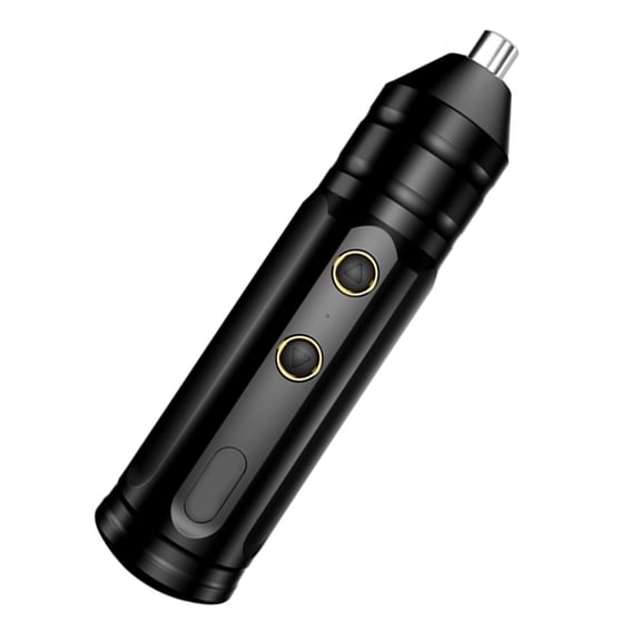 M Buder Mini Cordless Electric Screwdriver 4-Piece Set, 3.7V Portable Power Tool with USB Charging, 6.9 inches / 17.5 cm