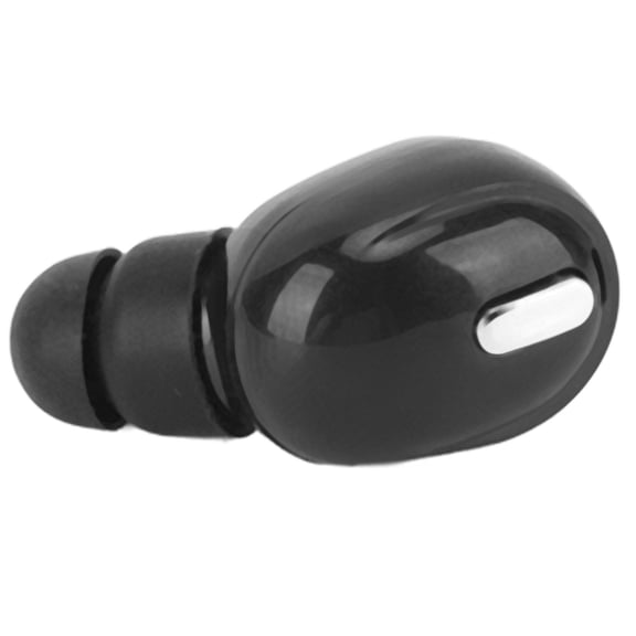 M Buder Mini Invisible Single Wireless Bluetooth Earbud, Small In-Ear Headphone with Built-in Mic for Sports, Working, and Driving, Black (0.35 oz / 10 g) - Ultra Lightweight & Comfortable