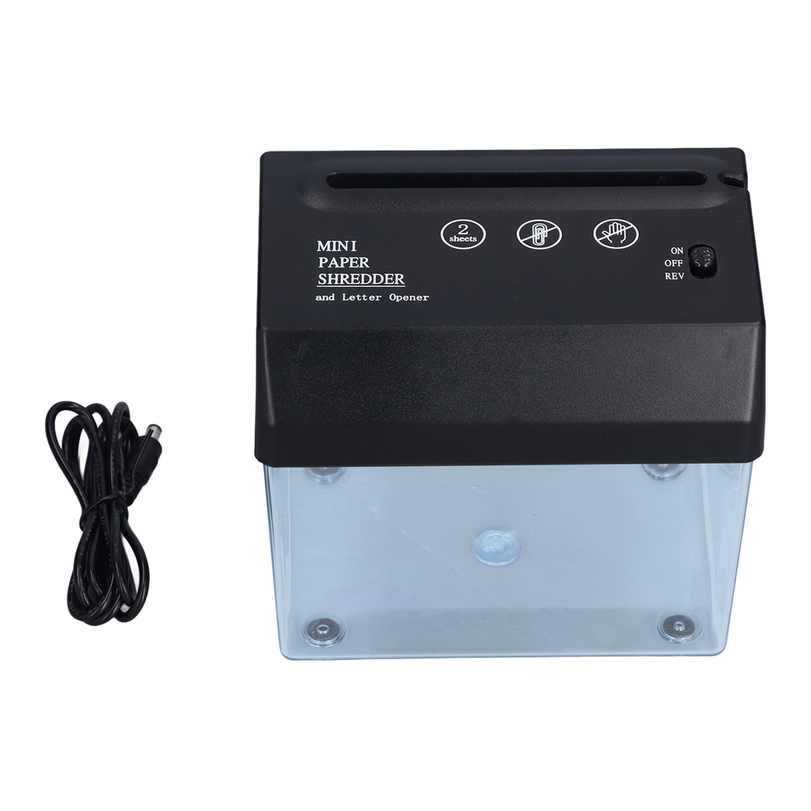 M Buder Mini Paper Shredder USB A6 Metal Knife Wear Resistant Portable Space Saving Electric Paper Shredder, 6.42 inches / 16.3 cm, Unisex [cite: 7, 8]