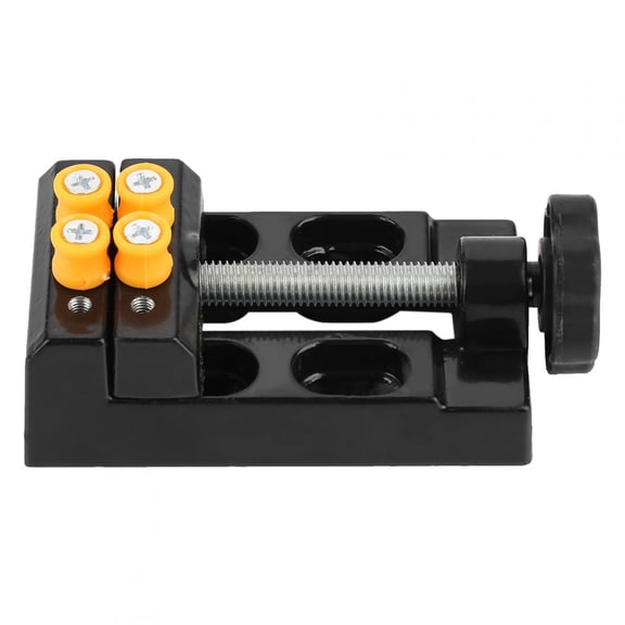 M Buder Mini Vise Hobby Table Craft Jewelry Clamp Vice Repair Tool for Small Round and Elliptic Objects, Lightweight and Portable Bench Vise Hand Tool