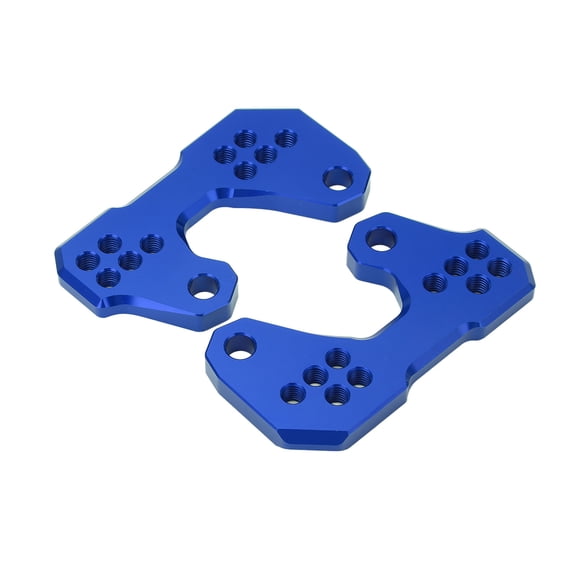 M Buder Motorcycle Adjustable Rearset Foot Pegs Mounting Base Replacement for Yamaha YZF R3 R25 MT25 MT03 Blue, 5.51 inches / 14 cm Length