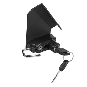 M Buder Motorcycle Anti Theft Helmet Lock Aluminium Alloy Left Side Fits for Yamaha YZF R1M R1S 2015-2018 R6 2017-2019 Secure Keys Gaskets Included Black