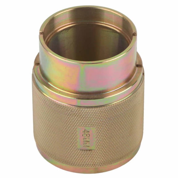 M Buder Motorcycle Fork Oil Seal Driver Tool 48mm Universal Carbon Steel Install Tool for Conventional Inverted Forks 1.89 inches