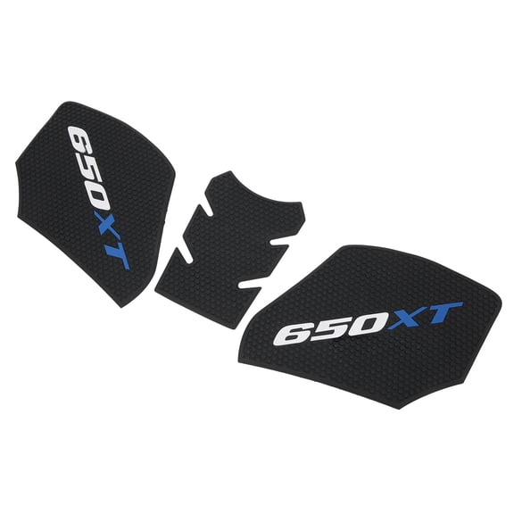 M Buder Motorcycle Fuel Tank Pad Decal Side Protective Rubber Sticker Fit For SUZUKI V-STROM VSTROM 650 XT 2017 2018 2019 Blue 3-Piece Set (9.84 inches / 25 cm Length)