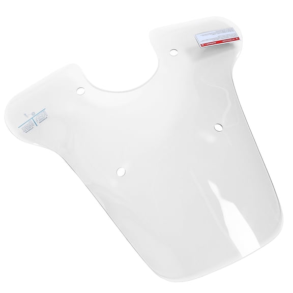 M Buder Motorcycle Windshield PMMA Easy Install Wind Deflector Protector Replacement for Piaggio Vespa LX 50 125 150 Transparent