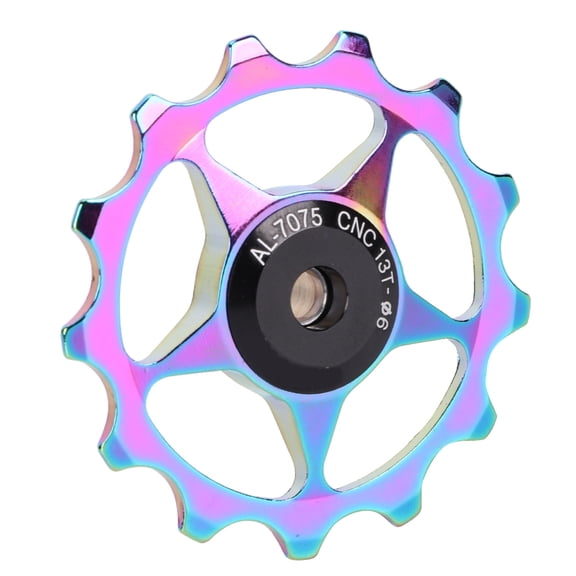 M Buder Mountain Bike Aluminium Alloy Rear Derailleur Pulley Bearing Guide Pulley Bicycle Accessory Colorful 13T