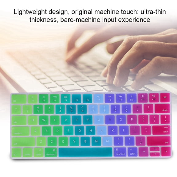M Buder Multicolor Dustproof And Waterproof Keyboard Cover For Magic Keyboard Dazzling Color Ultra Thin Soft TPU Protective Skin Bare Machine Touch Fashionable Accessory[cite: 1]