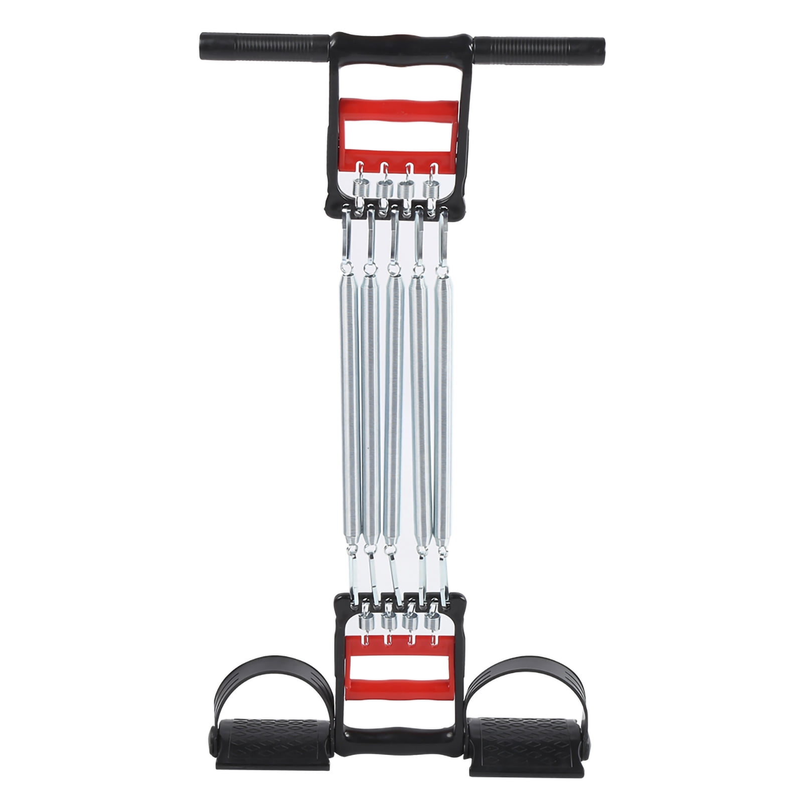 M Buder Multifunction Pedal Spring Chest Expander Three Purpose Fitness Equipment Removable Chest-Expanding Trainer for Home Gym Workouts Strength Training Elastic Band Pedal Puller