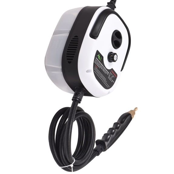 M Buder Multifunctional High Pressure Portable Handheld Steam Cleaner, 1500W Fast Heating Machine, 6-Gear Adjustment, 105C/221F, for Kitchen Bathroom Floor Auto, White (59.06 inches / 1.5 M Cord)