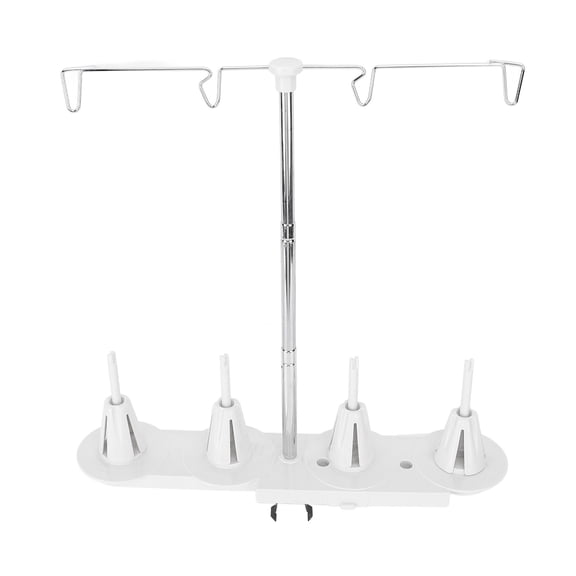 M Buder Multifunctional Spool Thread Stand, Adjustable Height 4 Thread Spool Holder Stand for Sewing Machine, Plastic & Stainless Steel Quilting Thread Holder for FY515 and Various Models
