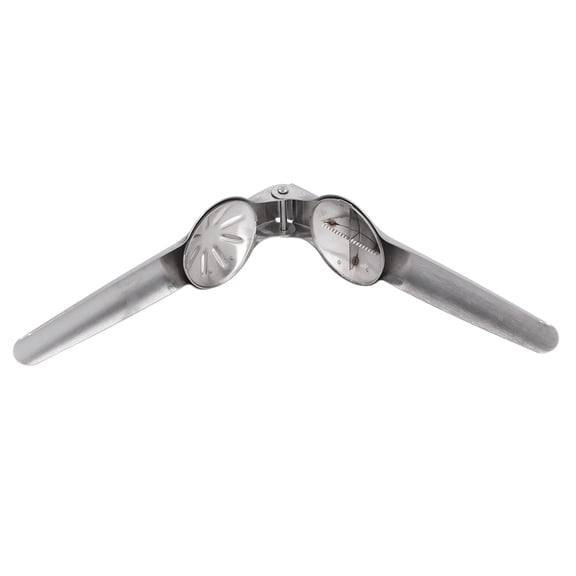 M Buder Multifunctional Stainless Steel Kitchen Nut Cracker Effort Saving Lever Chestnut Cutter Tool (7.09 inches / 18 cm)