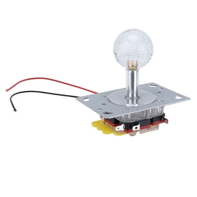 M Buder Multiple Colour Lighting Lightweight Sensitive Arcade Game Controlling Tool Joystick for Claw Machine PC Console Fighting Accessories - DC 12V Power Input Multi-Color Light 11 inches