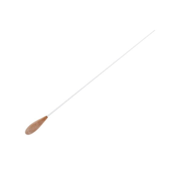 M Buder Musical Pearwood Handle Music Band Conducting Baton for Choral Symphony Concert Lightweight Professional Wood Metal Wand 15 inches 38cm for Directors Teachers Beginners
