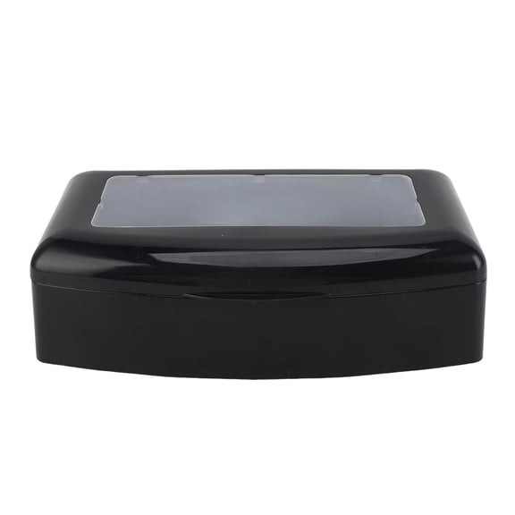 M Buder Nail Art Tool Clean Box Multifunctional Environmentally Friendly Safe Portable Cleaning Tray With Separate Filter Layer For Cosmetic Tools Durable ABS Material 8.66 Inches / 22 cm Length