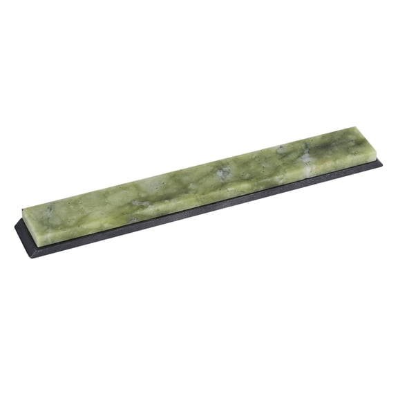 M Buder Natural Stone Sharpening Whetstone 10000 Grit Knife Polishing Tool Double Sided Sharpener Portable Grindstone for Kitchen Blades Scissors Choppers Green (5.9 x 0.78 In / 150 x 20 mm)