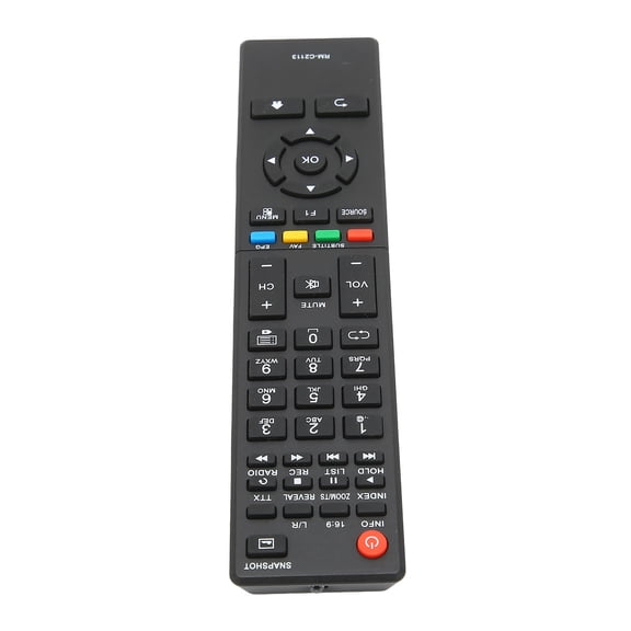 M Buder New Replacement Universal TV Remote Control Compatible for JVC RM-C2113 LT-49N552A LT-55N552A Smart LED TVs Multi-Device Controller (8.66 x 1.97 x 1.18 inches / 22 x 5 x 3 cm)