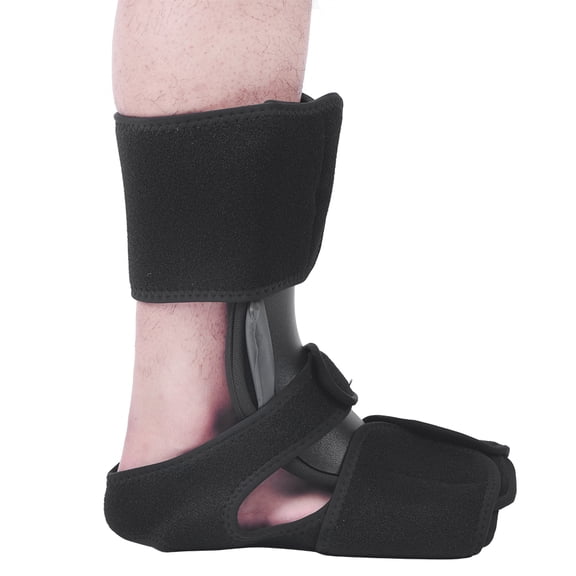 M Buder Night Foot Drop Orthotic Aluminum Splint Brace Plantar Fasciitis Fixed Support Ankle (L/XL)