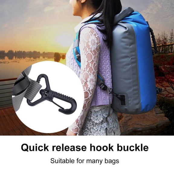 M Buder Nylon Backpack Shoulder Adjustable Straps Belt Replacement Repair Parts Accessory for Outdoor Backpacking Hiking Camping, Tear-Resistant Padded, Blue Gray
