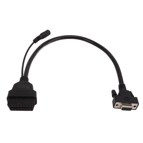 M Buder OBD Adapter Cable 16pin Male to 15pin Female Plug and Play Diagnostic Connector Converter, Heavy Duty Scanner Interface Wire Cord Replacement for Launch X431 Auto Tool (7.87 inches / 20.0 cm)