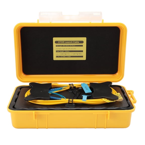 M Buder OTDR Test Cable SC UPC to SC UPC 3280.8ft Single Mode Fiber Optic Extension Cord for LAN WAN MAN Network Testing High Precision Equipment Case
