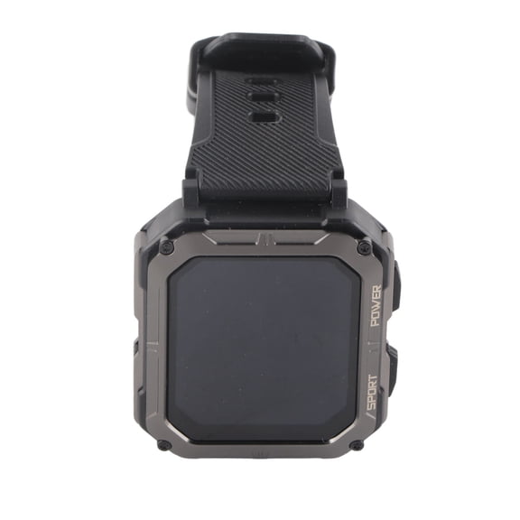 M Buder Outdoor Smartwatch Bluetooth Call Message Weather Clock Waterproof Multifunctional Fitness Watch for Android[cite: 1], 1.83 inches / 4.6 cm Screen, Black[cite: 1]