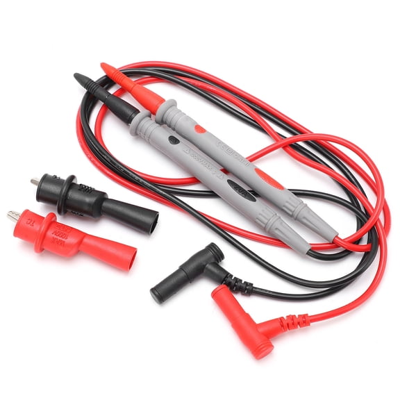M Buder P14A 4mm Test Leads with Clips Kit DIY NonSlip Multimeter Test Line Accessories (35.4 inches / 90 cm)