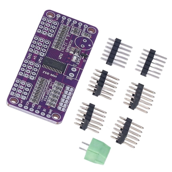 M Buder PCA9685 16 Channel 12 Bit I2C PWM Servo Motor Driver Controller Module For DIY Robotics And Automation 3.54 Inches / 9.0 cm Length Reliable Electronic Component