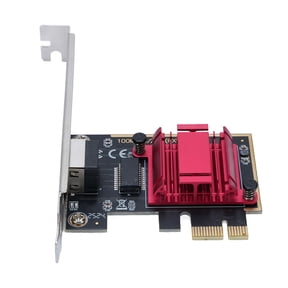 M Buder PCIe 2.5G Ethernet Card 10/100/1000M/2500M Gigabit Network Adapter for Windows & Linux (6.69 inches / 17.00 cm)