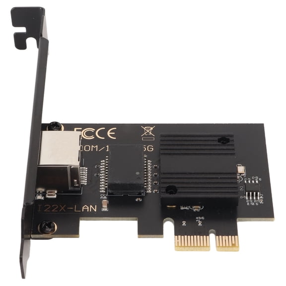 M Buder PCIe Network Card 2.5G Gigabit Ethernet Adapter with Single RJ45 Port Aluminium Alloy I226-V Chip Desktop High-Speed Internet Support for Windows Mac OS [cite: 8, 12]