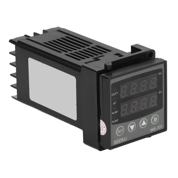 M Buder PID Temperature Controller Digital Display ABS Housing Intelligent Temp Control Meter DC 24V RS485 Communication (1.7 x 1.7 x 3.9 inches / 44 x 44 x 100 mm)