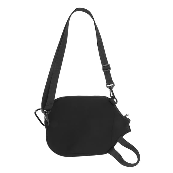 M Buder Paddle Cover Bag with Shoulder Strap Mesh Pocket Waterproofing Protective Racket Sleeve Storage Bag for Pickleball, 11.81 inches / 30 cm, Black