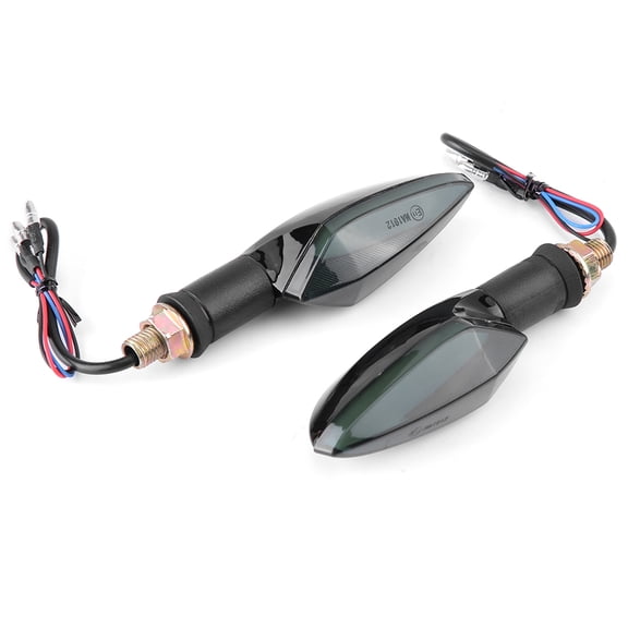 M Buder Pair of Motorcycle Bike Turn Signal LED Lights Direction Indicator Lamp Universal