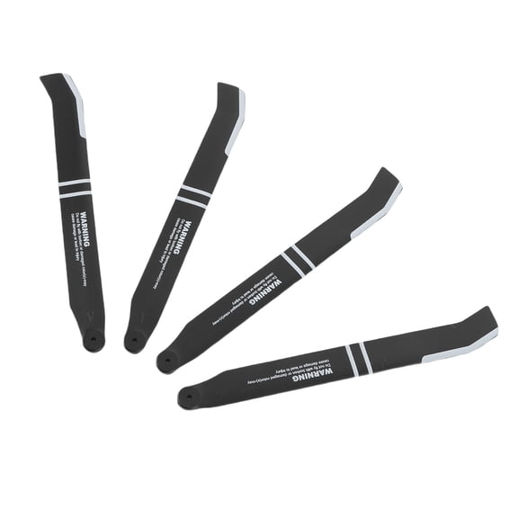 M Buder Plastic RC Plane Propeller Rugged Helicopter Blades Replacement for K170.0013.001 Models Black 4 Pieces