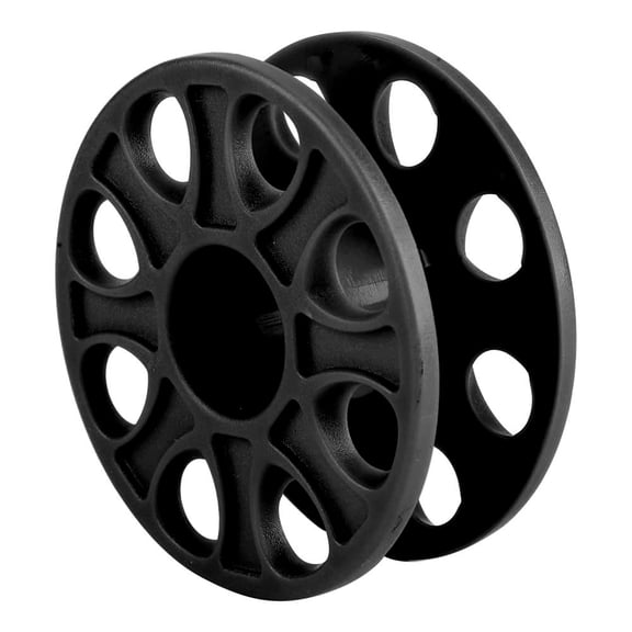 M Buder Plastic Scuba Diving Compact Finger Spool Reel 31m/100ft Line Black