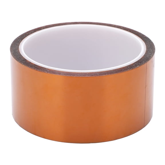 M Buder Polyimide Tape High Temperature Resistance Adhesive Insulation Tape for Lithium Battery, 1.77 in / 45 mm x 108.3 ft / 33 m, Amber, 1 Count
