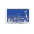 thumbnail image 1 of M Buder Polymer Dental Floss Picks, Portable Tooth Cleaner Toothpicks, Bow-Shaped Design, 50 Count / 50 pcs, 1 of 4