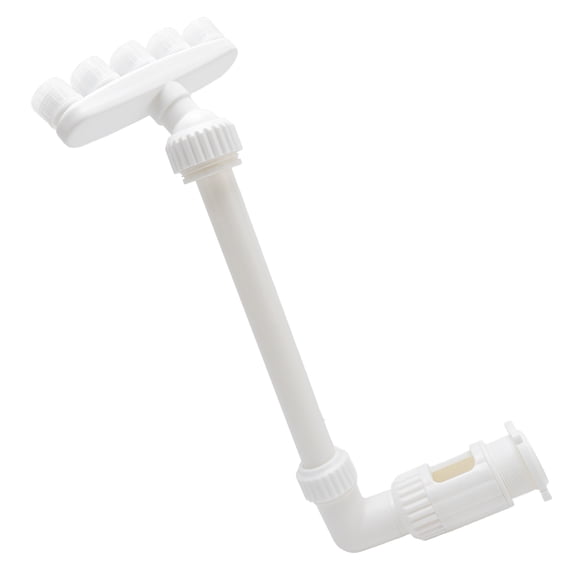 M Buder Pool Fountain 5 Nozzles Adjustable Height Swimming Pool Waterfall Sprinkler PVC Material for Fish Pond Garden Outdoor Decor Water Spray Accessory (11.8 inches / 30 cm)