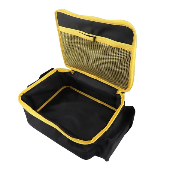 M Buder Portable Air Compressor Case & Tire Inflator Storage Bag for 20V MAX. Durable Nylon Cordless Tool Bag Organizer Box with Pockets for Battery Pack and Charger Kit. Protective Holder Case
