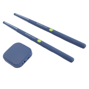 M Buder Portable Electric Air Drum Set with RGB LED Virtual Drumsticks 3D Motion Sensing Technology 8 Sounds Bluetooth Connection Support PocketDrum Kit for Adults Kids Gift (14.17x3.94x1.97 in)